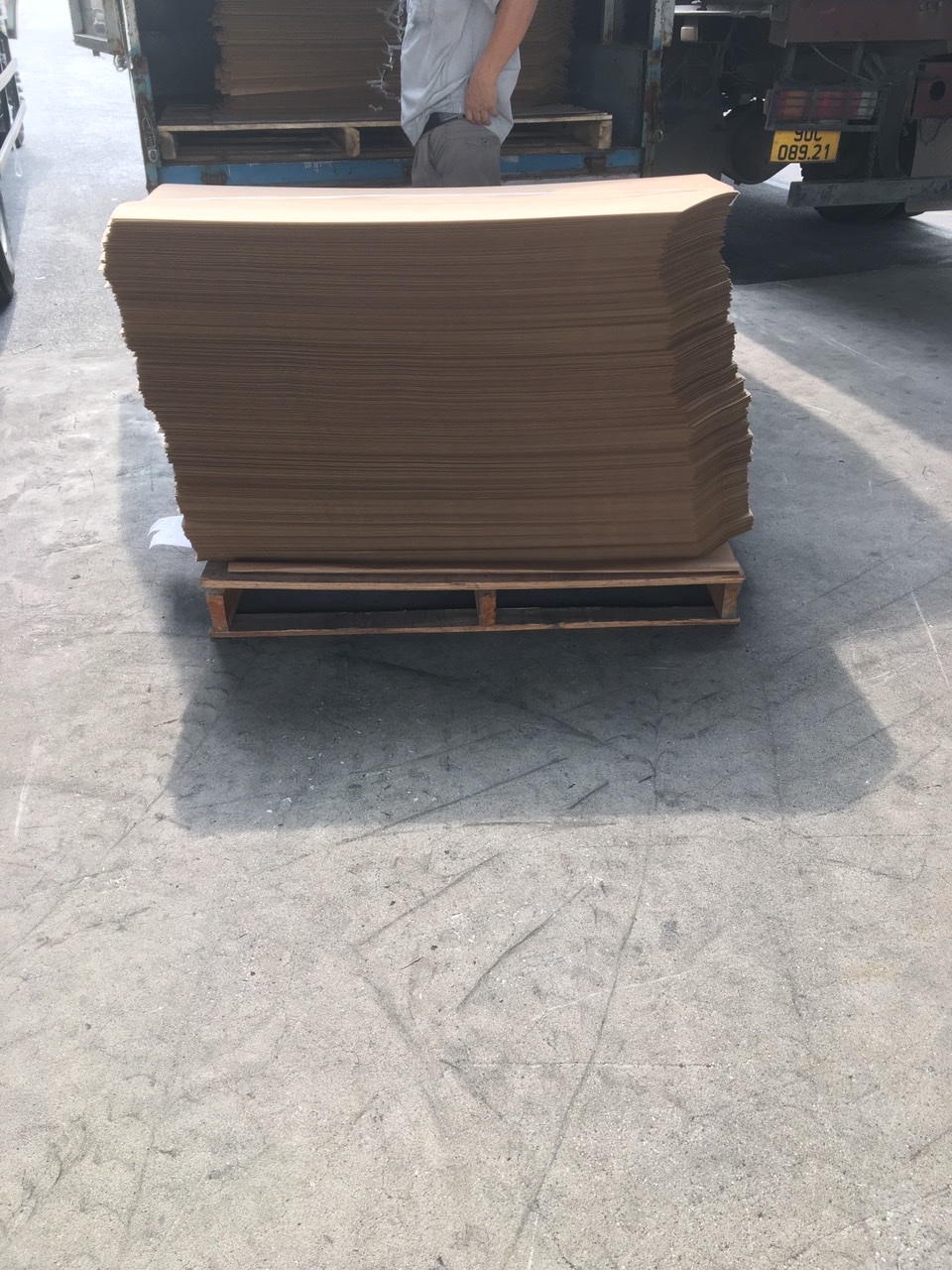 Giấy lót container xuất khẩu tại Hải Phòng